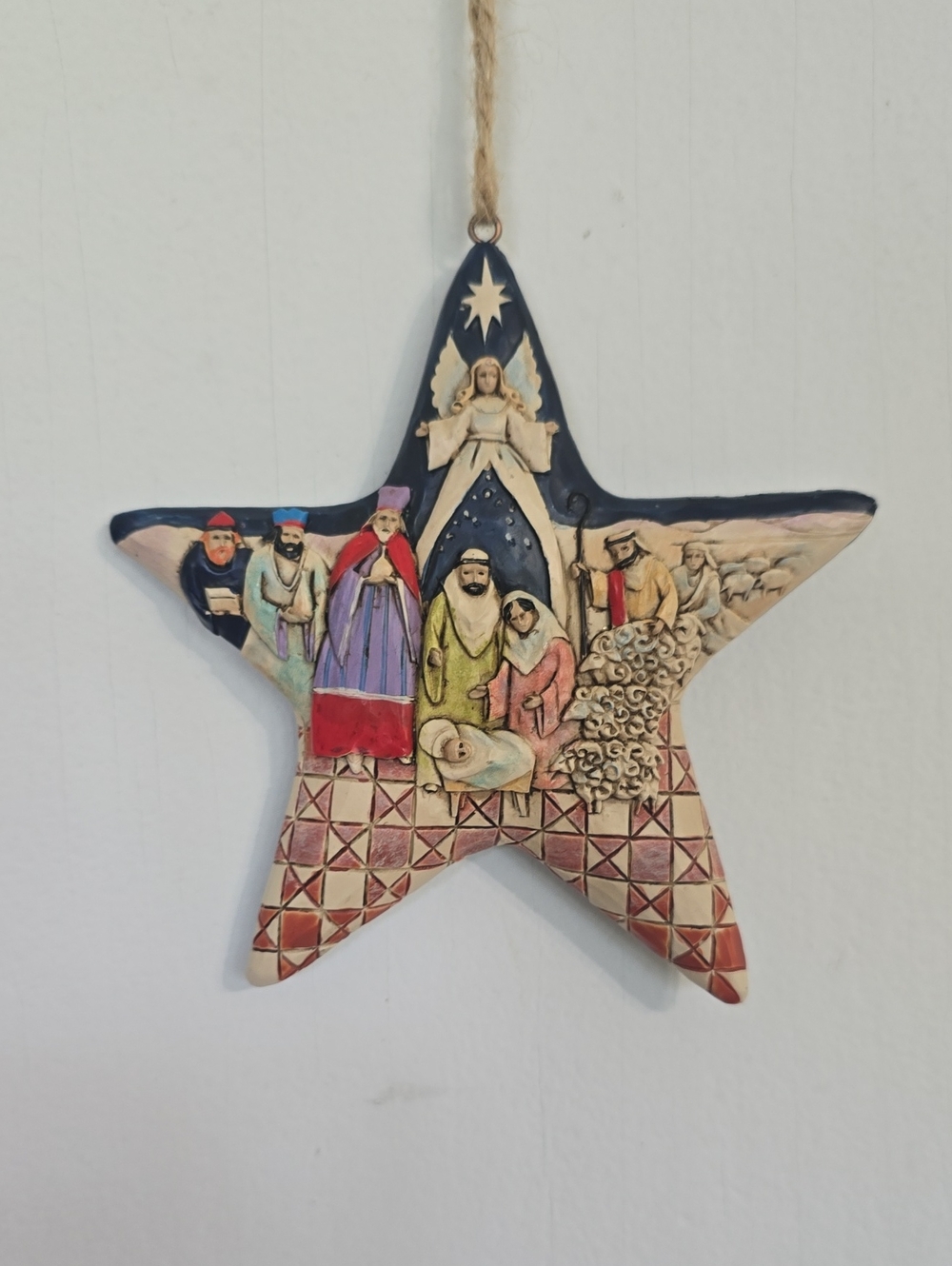 Jim Shore Heartwood Creek Nativity Star Ornament